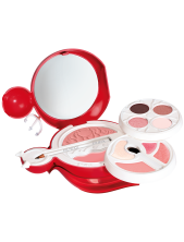 Pupa Devil Cofanetto Make-up Per Trucco Viso, Occhi E Labbra - 01 Rosso