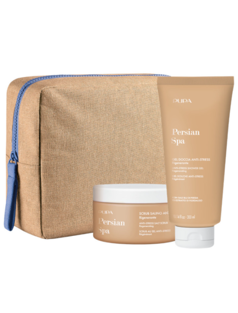 Pupa Persian Spa 1 Gel Doccia + Scrub Salino + Pochette