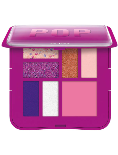 Pupa Palette S 3D Effects Palette Occhi Multifinish State Of Mind - Pop / 006 Fuchsia