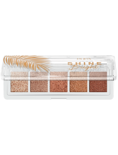 Pupa Shine Bright Palette 5 Ombretti Effetto Metallico - 002 Sunset Gold