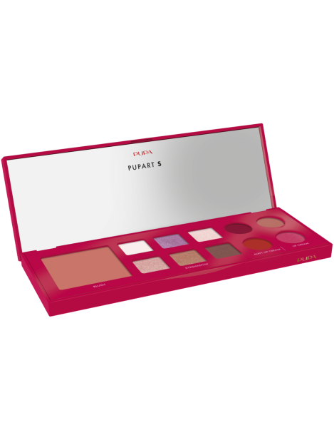 Pupa Pupart S Palette Viso, Occhi E Labbra - 003 Red