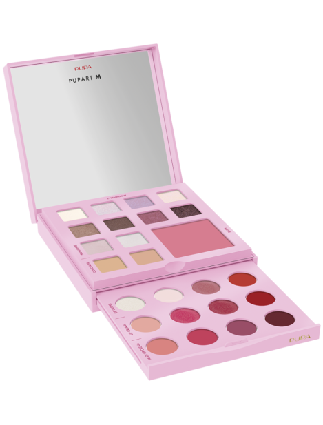 Pupa Pupart M Palette Viso, Occhi E Labbra - 002 Pink