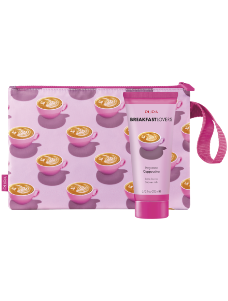 Pupa Cofanetto Breakfast Lovers Latte Doccia 200 Ml + Pochette — 001 Cappuccino