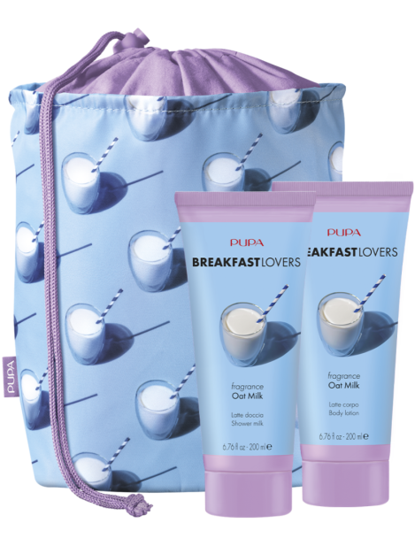 Pupa Cofanetto Breakfast Lovers Kit 1 Latte Doccia 200 Ml + Latte Corpo 200 Ml + Pochette — 006 Oat Milk