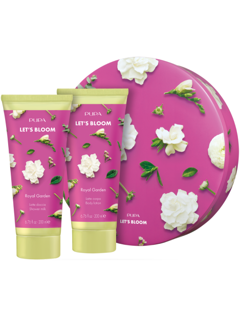 Pupa Cofanetto Let's Bloom Kit 1 Latte Doccia 200 Ml + Latte Corpo 200 Ml + Scatola In Metallo — 002 Royal Garden