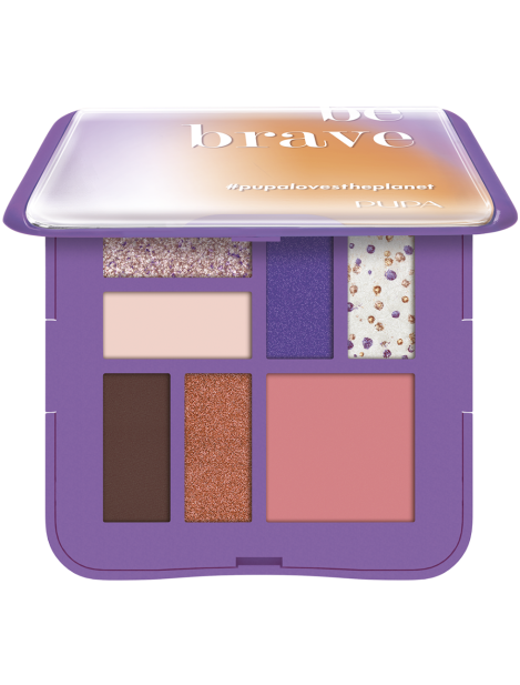 Pupa Palette S – Palette Multifinish Con Formule Clean – Life In Color 002 Purple