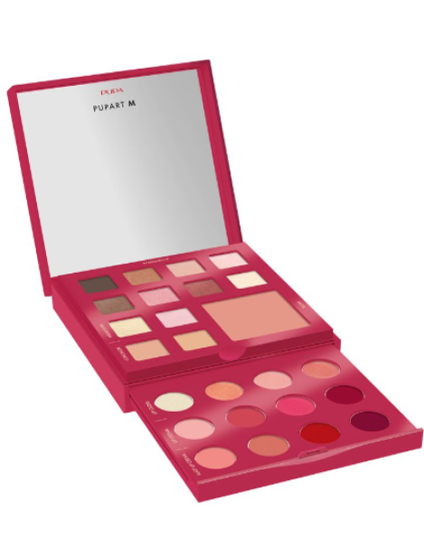 Pupa Pupart M Palette Make Up Per Trucco Viso, Occhi E Labbra - 003 Burgundy