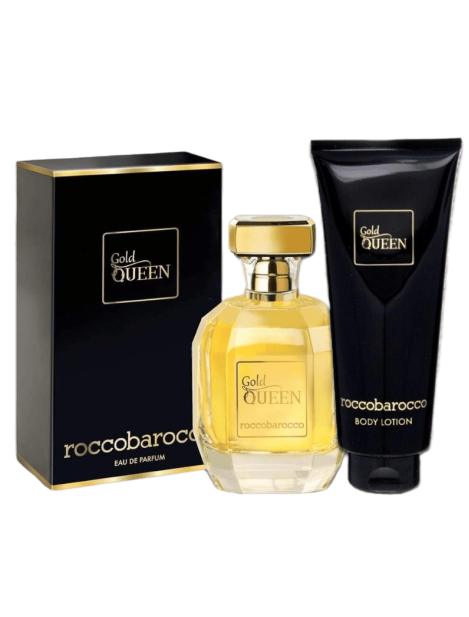 Rocco Barocco Gold Queen Cofanetto Donna Fragranza Edp + Latte Corpo - 2Pz