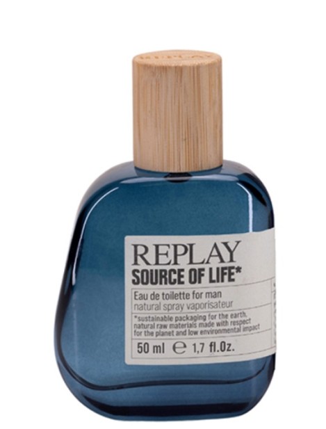 Replay Source Of Life Eau De Toilette Uomo 50 Ml