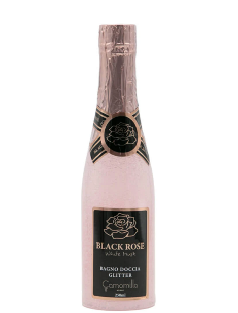 Camomilla Black Rose Bagno Doccia Glitter 250 Ml