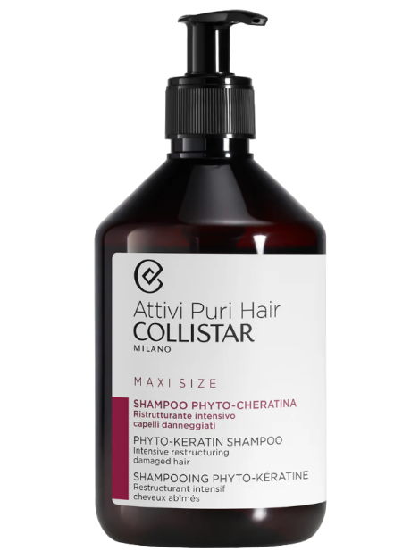 Collistar Shampoo Phyto-Cheratina Maxi Size Shampoo Ricostruttivo 500 Ml