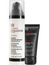 Collistar Cofanetto Idratante Protettivo Quotidiano Viso E Occhi 80 Ml + Detergente Scrub Viso E Barba 30 Ml