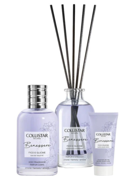 Collistar Cofanetto Eau De Toilette Spray 100 Ml + Burro Liquido Corpo 50 Ml + Fragranza D'ambiente