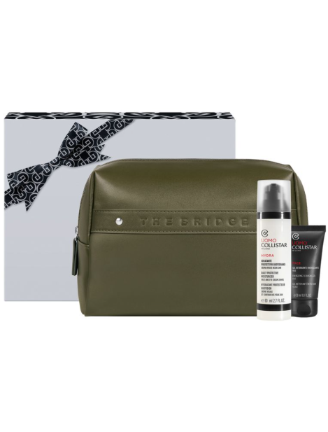 Collistar Cofanetto Uomo Gift Set Viso Detergente + Idratante Protettivo