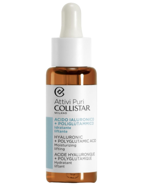 Collistar Attivi Puri Acido Ialuronico + Poliglutammico Siero Viso Idratante Liftante 50 Ml