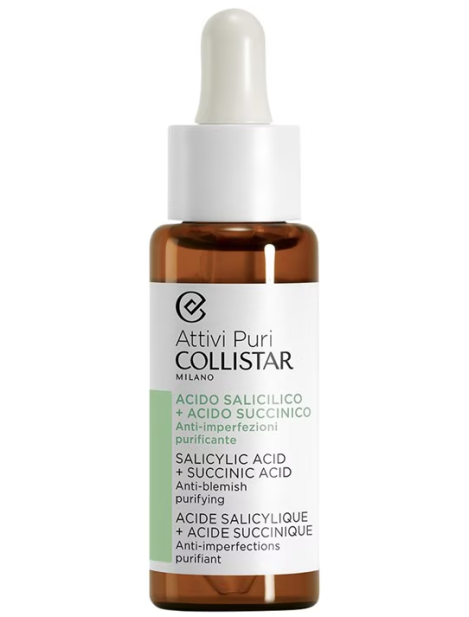 Collistar Attivi Puri Acido Salicilico + Succinico Trattamento Anti-Imperfezioni 30 Ml