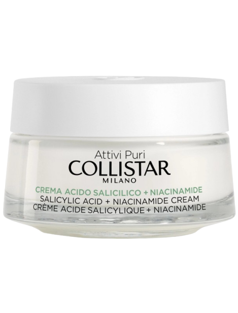 Collistar Attivi Puri Crema Acido Salicilico + Niacinamide Crema Anti-Imperfezioni 50 Ml