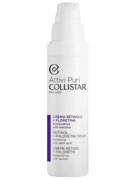 Collistar Attivi Puri Crema Retinolo + Floretina Rinnovatrice Anti-Macchia 50 Ml