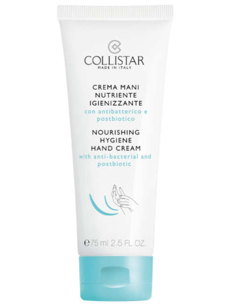 Collistar Crema Mani Nutriente Igienizzante Con Antibatterico E Postbiotico 75 Ml