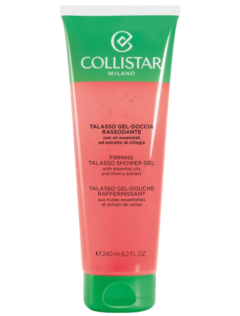 Collistar Talasso Gel-Doccia Rassodante Con Oli Essenziali Ed Estratto Di Ciliegia 240 Ml