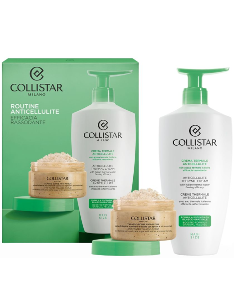 Collistar Cofanetto Talasso-Scrub Anti-Acqua 150 Gr + Crema Termale Anticellulite 400 Ml