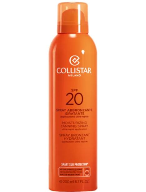 Collistar Spray Abbronzante Idratante Applicazione Ultra-Rapida Spf 20 200 Ml