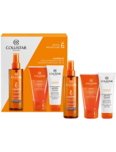 Collistar Cofanetto Olio Secco Superabbronzante Idratante Spf 6 200 Ml + Doccia-shampoo 150 Ml + Balsamo Doposole 100 Ml