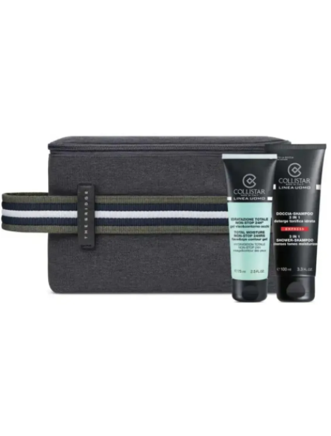 Collistar Cofanetto Idratazione Totale Non-Stop 24H 75 Ml + Doccia-Shampoo 3In1 Express 100 Ml + Travel Bag