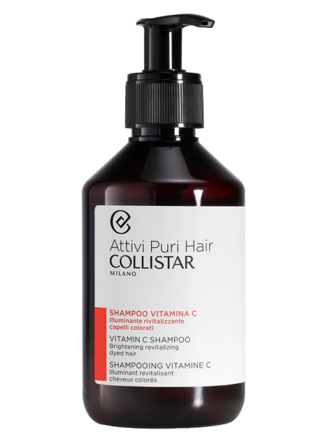 Collistar Attivi Puri Hair Shampoo Vitamina C Illuminante Rivitalizzante Per Capelli Colorati O Spenti 250 Ml