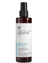 Collistar Attivi Puri Hair Balsamo Liquido Acido Ialuronico Idratante, Per Uso Frequente Per Tutti I Tipi Di Capelli 200 Ml