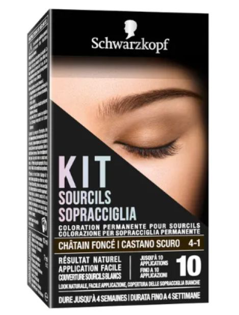 Schwarzkopf Kit Sopracciglia - 4-1 Castano Scuro