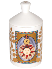 V Canto Arkano Del Sole Ceramic Scented Candle Candela Profumata 330 Gr