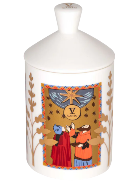 V Canto Arkano Delle Stelle Ceramic Scented Candle Candela Profumata 330 Gr
