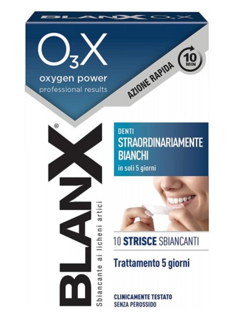 Blanx O3X Oxygen Power Strisce Sbiancanti 10 Pz