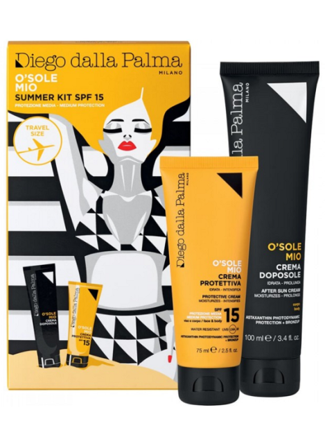 Diego Dalla Palma O'solemio Kit Solare Spf15 - Crema Spf15 Travel Size + Doposole 