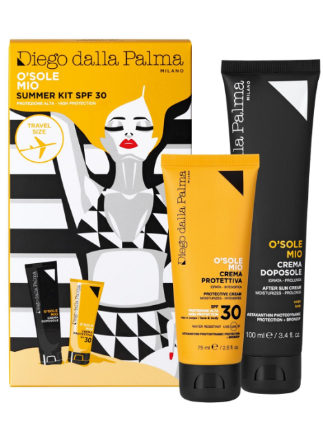 Diego Dalla Palma O'solemio Kit Solare Spf30 Alta Protezione - Crema Spf 30 Travel Size + Doposole Travel Size