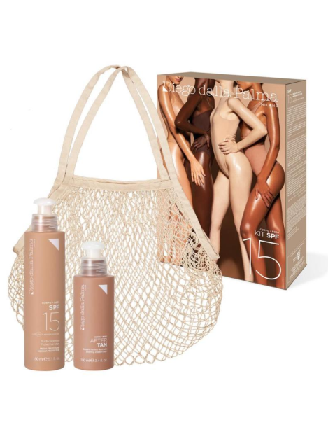 Diego Dalla Palma Kit Corpo Spf15 Fluido Protettivo + Doposole + Summer Bag - 3Pz