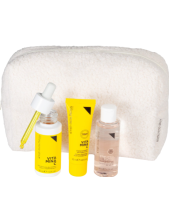 Diego Dalla Palma Cofanetto Kit Vitamina C Siero Illuminante Vitamina C 10% 30 Ml + Crema Illuminante Antirughe 25 Ml + Struccante Delicato Istantaneo 50 Ml + Teddy Pochette L 19 X 4 X 19 H Cm