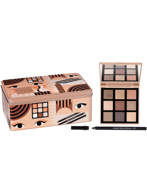 Diego Dalla Palma Cofanetto Occhi Eyes Kit 1 Nuda Warm Palette 8.5 Gr +  1 Matita Occhi Stayonme Nera N31 1.2 Gr