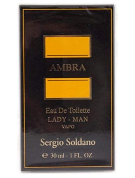 Sergio Soldano Ambra Eau De Toilette Unisex 30Ml