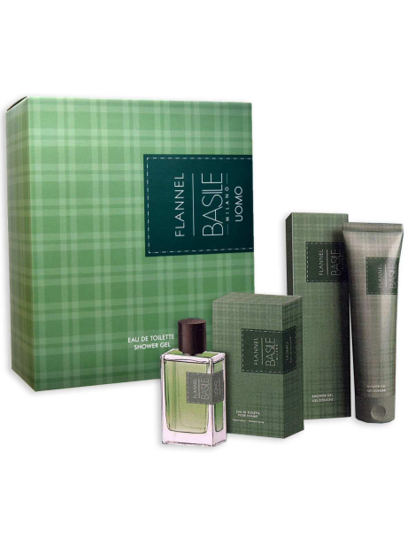 Basile Cofanetto Flannel Eau De Toilette 100 Ml + Gel Doccia 300 Ml