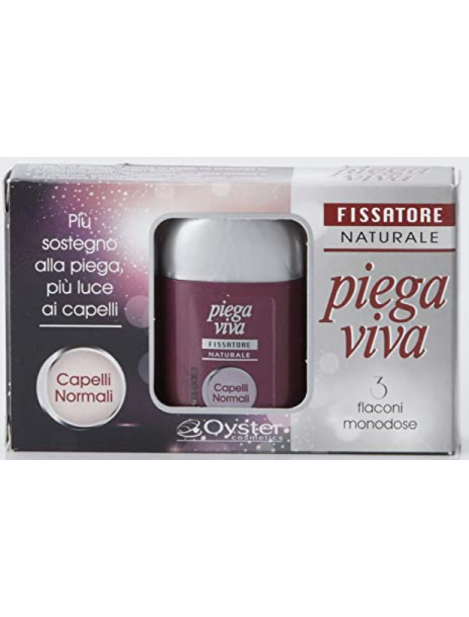 Oyster Cosmetics Piega Viva Fissatore Ravvivante 3 X 18 Ml - Capelli Normali