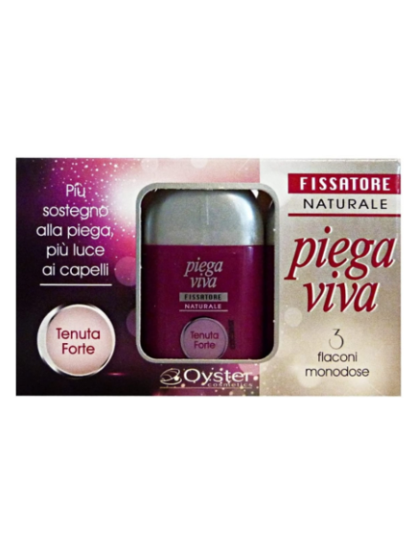 Oyster Cosmetics Piega Viva Fissatore Ravvivante 3 X 18 Ml - Tenuta Forte