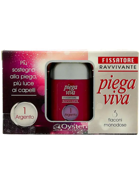 Oyster Cosmetics Piega Viva Fissatore Ravvivante 3 X 18 Ml - 1 Argento
