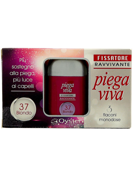 Oyster Cosmetics Piega Viva Fissatore Ravvivante 3 X 18 Ml - 37 Biondo