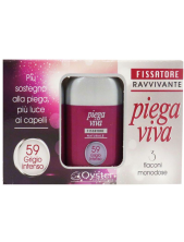 Oyster Cosmetics Piega Viva Fissatore Ravvivante 3 X 18 Ml - 59 Grigio Intenso