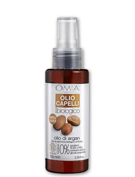 Ômia Olio Capelli Ecobiologico Olio Di Argan - 100 Ml