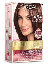 L'oréal Paris Excellence Creme Tinta Per Capelli - 4.54 Castano Mogano Ramato