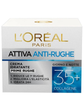 L'oréal Paris Attiva Antirughe 35+ Crema Idratante Prime Rughe 50 Ml