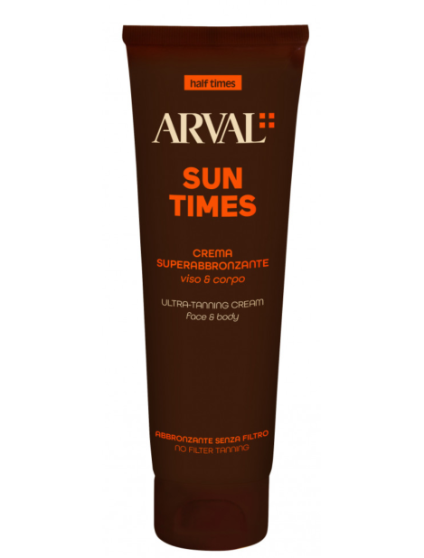 Arval Half Times Sun Times Crema Superabbronzante Viso & Corpo 150Ml